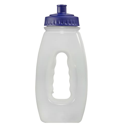 500ml Ace Jogger Sports Bottle in Translucent/Navy Blue