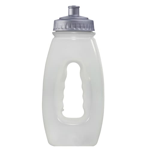 500ml Ace Jogger Sports Bottle in Translucent/Silver