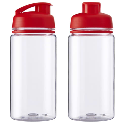 500ml Aqua Active Sports Bottle in Translucent/Red