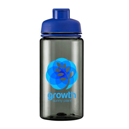 500ml Aqua Active Sports Bottle in Smoke/Blue