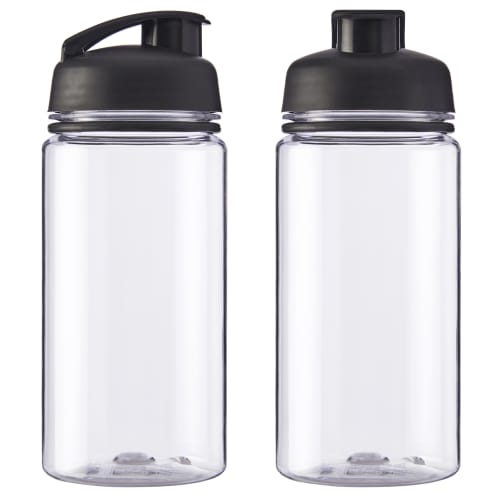 500ml Aqua Active Sports Bottle in Translucent/Black