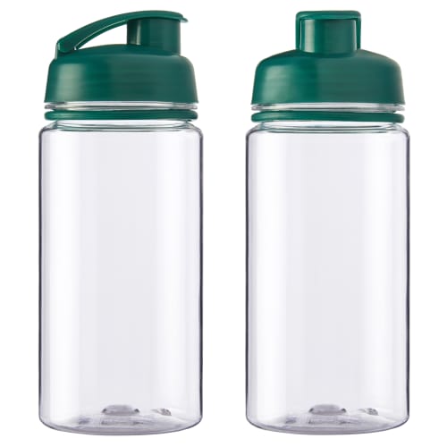 500ml Aqua Active Sports Bottle in Translucent/Green