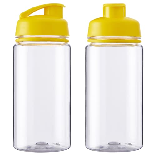 500ml Aqua Active Sports Bottle in Translucent/Yellow