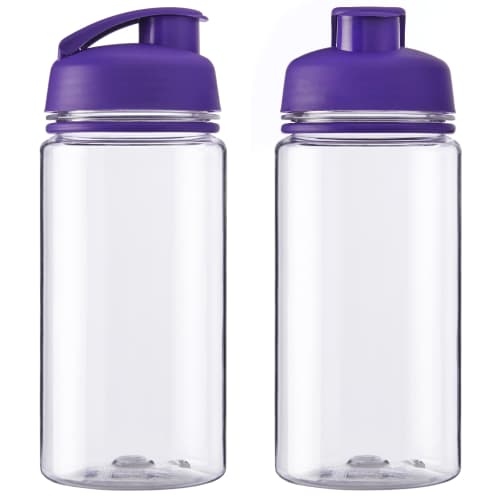 500ml Aqua Active Sports Bottle in Translucent/Purple