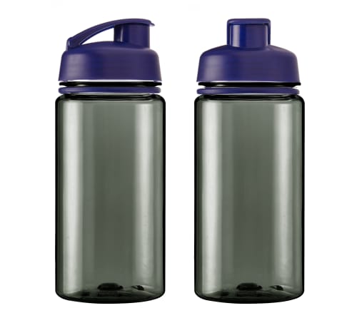 500ml Aqua Active Sports Bottle in Smoke/Navy