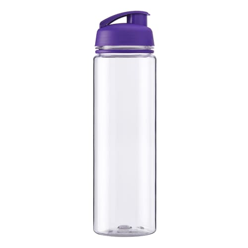 750ml AquaMax Active Sports Bottle in Translucent/Purple