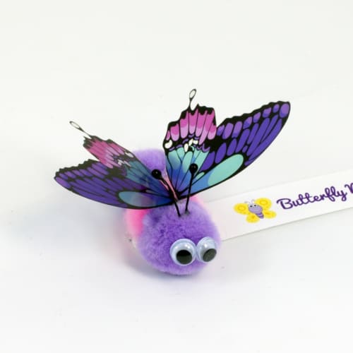 Promotional Purple Butterfly Message Bugs