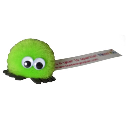 Branded Lime Green Message Bugs Printed with Your Logo from Total Merchandise