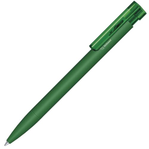 Corporate Branded Liberty Bio Ballpens Made from Bioplastic in Green from Total Merchandise