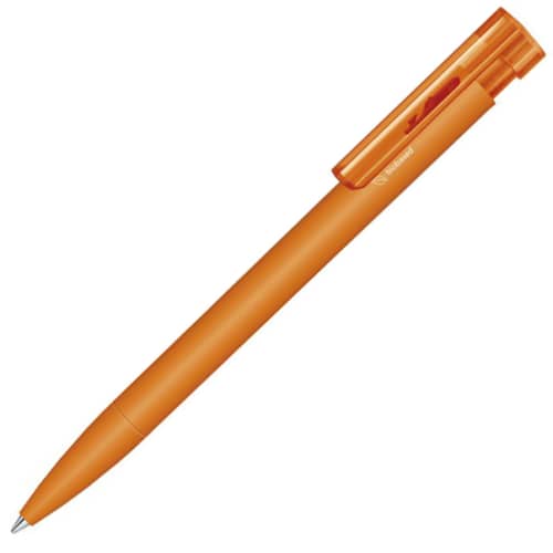 Promotional Liberty Bio Ballpens Made from Bioplastic in Orange from Total Merchandise