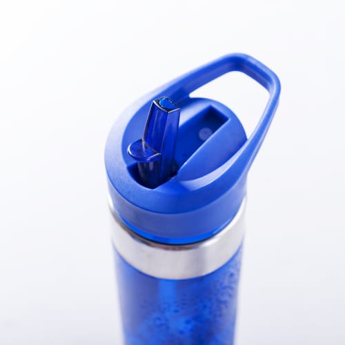 Branded plastic bottle made from tritan