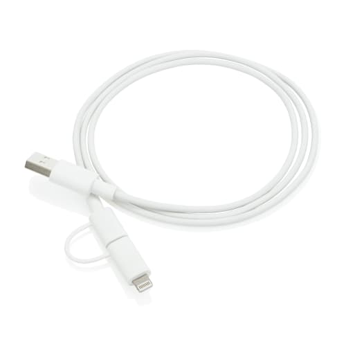 MFi Licensed 2-in-1 USB Cable