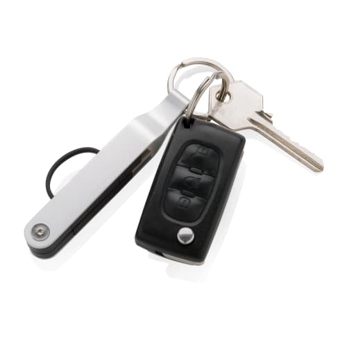 Promotional 2 in 1 keychain, easy to attach to your keychain