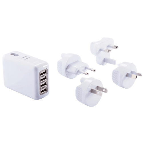 Custom branded travel plug for all travel related businesses
