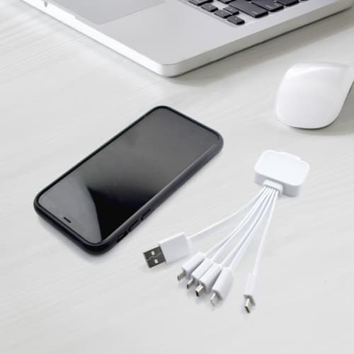 Charging cable for iPhone and Android with 6 cables