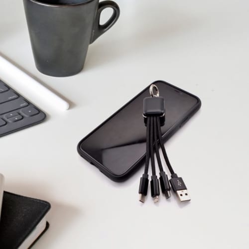 Charging cable compatible with iPhone and Android