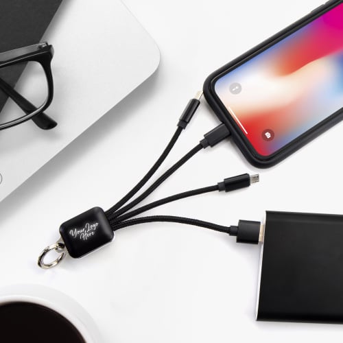 Multifunctional charging cable with customised design