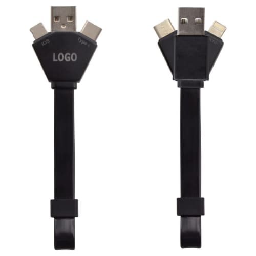 Branded LED Y-cable with logo