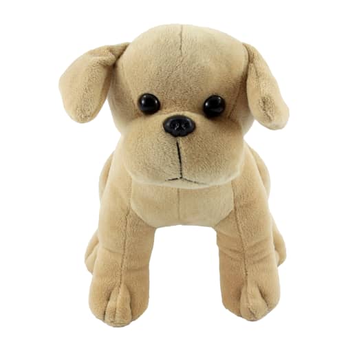 Plush toy dog merchandise for family events