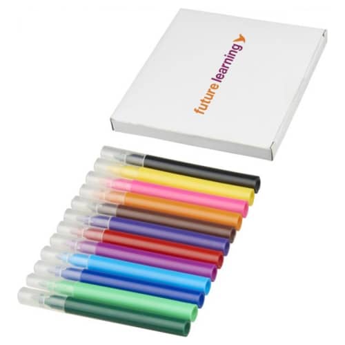 Promotional 12 piece marker set