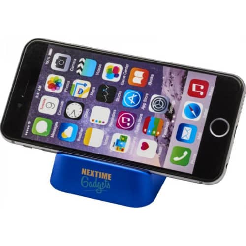 Printed Horizontal Phone Holder in blue from Total Merchandise