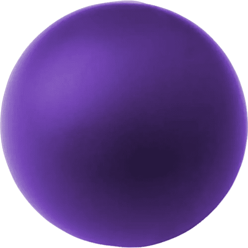 Cool Round Stress Balls in Purple