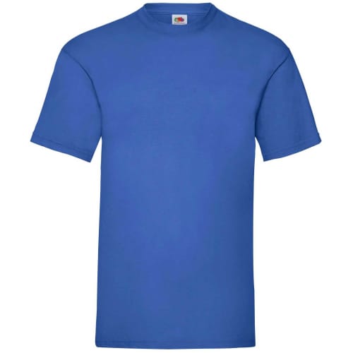 Branded T-Shirts In Royal Blue Printed With Your Logo From Total Merchandise