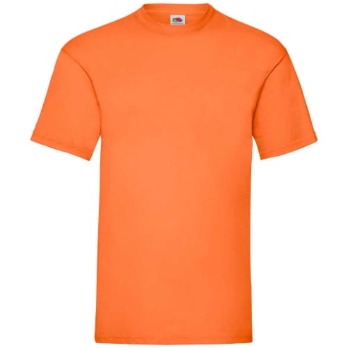 Promotional T-Shirts In Orange Printed With Your Social Distancing Message From Total Merchandise