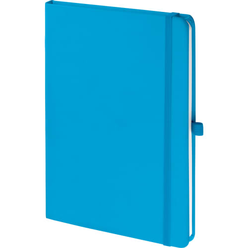 Custom Name Promotional Notebooks In Cyan From Total Merchandise