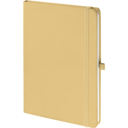 Custom Printed Promotional Notebooks In Pastel Yellow From Total Merchandise