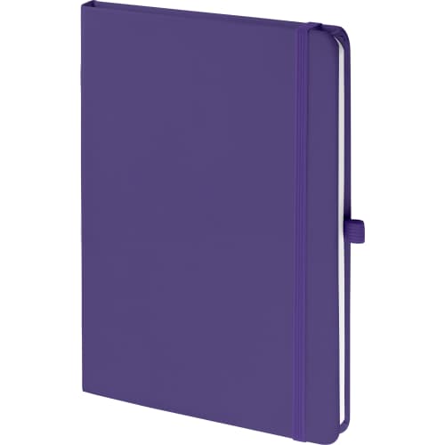 Individually Named Mood® Soft Feel Notebooks in Purple