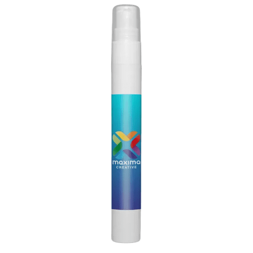 Custom Branded 10ml Hand Sanitiser Spray with a Full Colour Label from Total Merchandise
