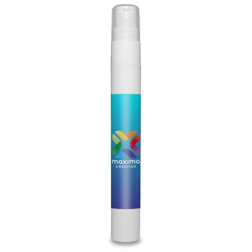 Custom Branded 10ml Hand Sanitiser Spray with a Full Colour Label from Total Merchandise