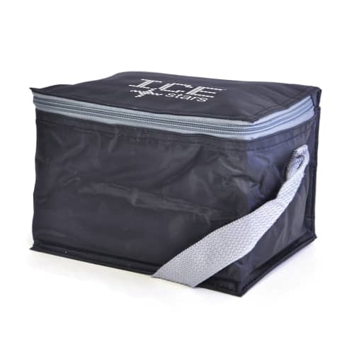 Branded Individually Named Lunch Cooler Bags in Black from Total Merchandise