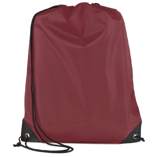 Corporate Branded Individually Named Drawstring Backpacks from Total Merchandise