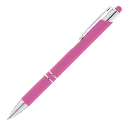 Company branded Individually Named Pens in pink from Total Merchandise