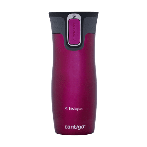Personalisable Contigo Westloop Thermo Mug in Magenta from Total Merchandise