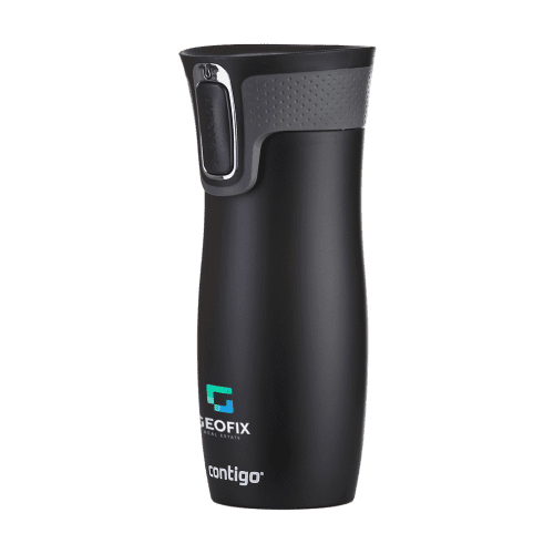 Custom Branded Contigo Westloop Thermo Mug in Black from Total Merchandise