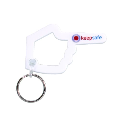 Promotional Hygiene Tool Keyrings Printed with Your Logo from Total Merchandise