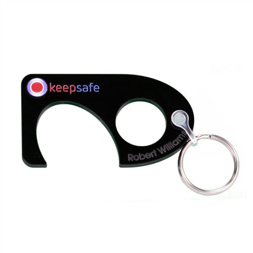 Promotional KeepSafe Keyrings for Contactless Living from Total Merchandise