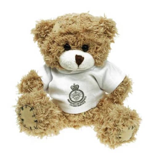 Custom Printed 12cm Paw Teddy Bears with Individual Names from Total Merchandise