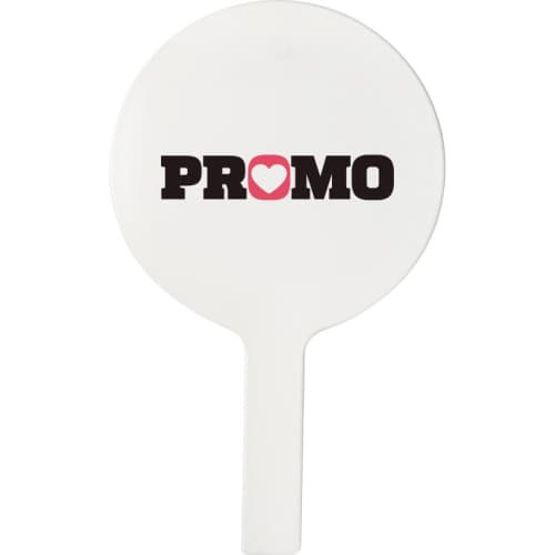 Custom Printed Auctioneer's Paddles with a logo printed to one side from Total Merchandise