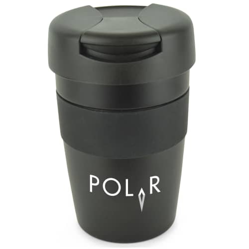 Custom Printed Stainless Steel Reusable Coffee Cups with your Logo from Total Merchandise