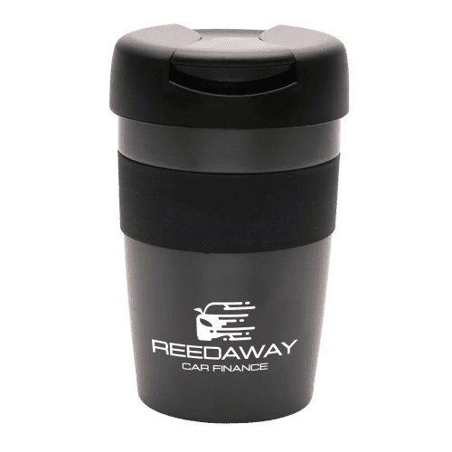 Stainless Steel Reusable Coffee Cups in Dark Grey