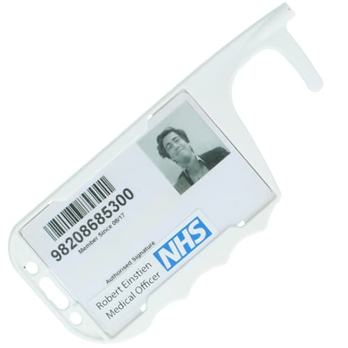 Antimicrobial ID Card Holder Hygiene Key