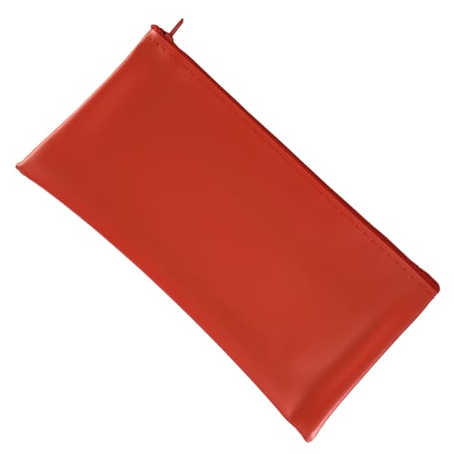 Custom branded PVC Pencil Cases in red available from Total Merchandise