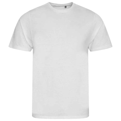 Custom Printed AWD Organic Cotton T-Shirt in Arctic White from Total Merchandise