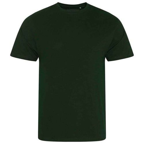 Custom Branded AWD Organic Cotton T-Shirt in Bottle Green from Total Merchandise