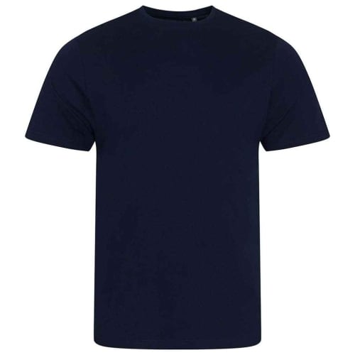 Custom Printed AWD Organic Cotton T-Shirt in Navy from Total Merchandise