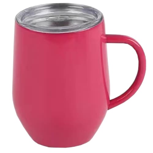 Custom Printed Tulip Insulated Coffee Mug with Lid in Red from Total Merchandise